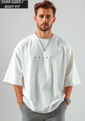 Men Cotton Blend Oversize Tshirt