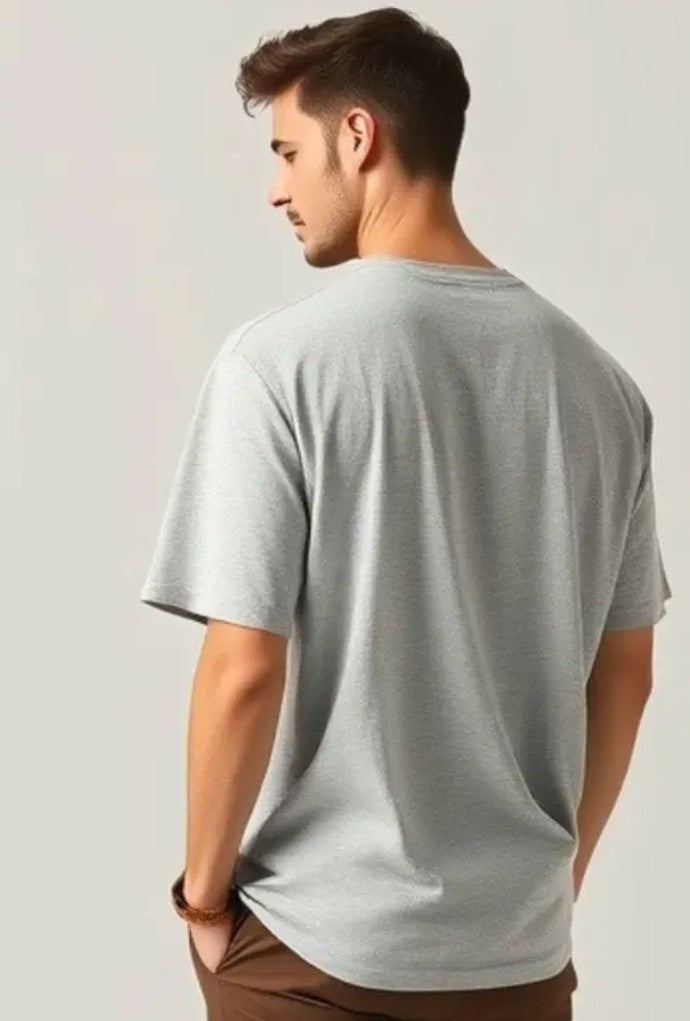 Men Cotton Blend Oversize Tshirt